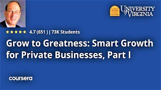 Grow to Greatness: Smart Growth for Private Businesses | Online MSW Programs | Coursera Quiz Answer