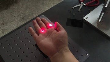 Testing video of fiber laser marking machine