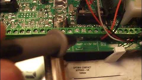 bypass ADE Honeywell Optima compact gen4 tamper on alarm panel for maintenance and testing