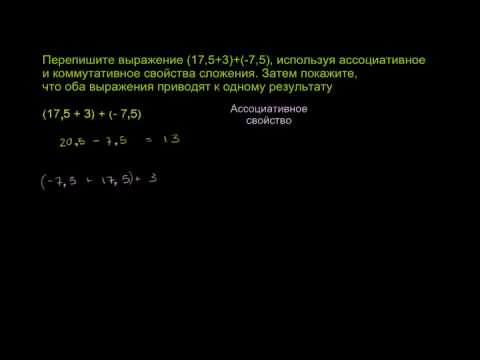 Видео: Что является примером коммутативного свойства?