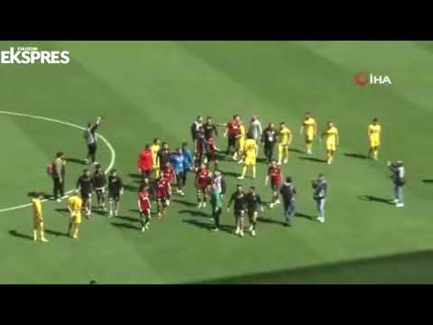 Eskişehirspor Polatlı maçında saha karıştı