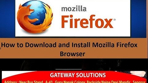 How to Download and Install Mozilla Firefox Browser
