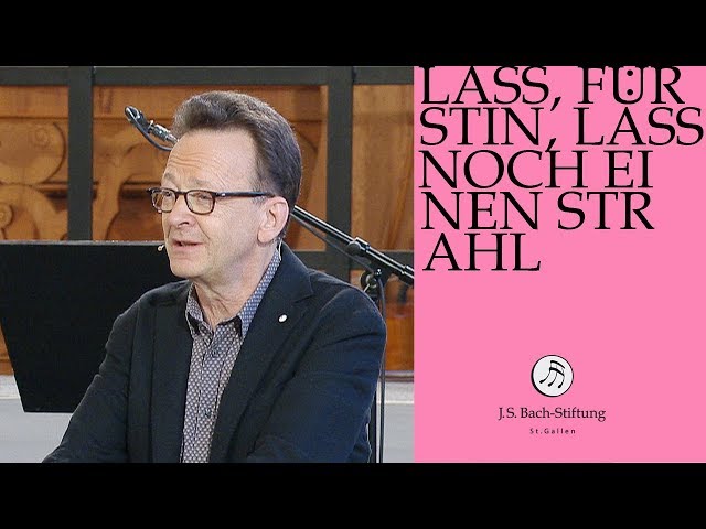 Bach-Stiftung workshop