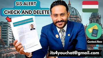 How to Check Your Name in the Schengen Information System (SIS) | Detail video