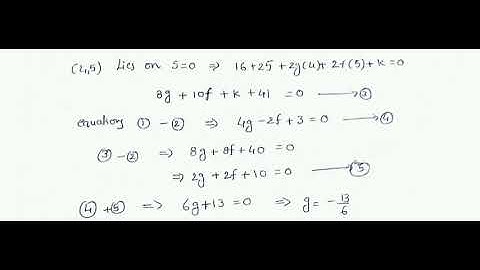 find the values of c if the points (2,0),(0,1),(4,5),(0,c).are concyclic.