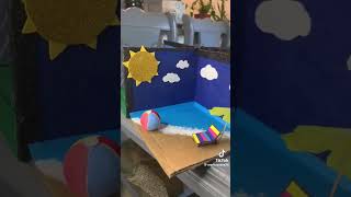 Maqueta de las estaciones del año #viralvideo #manualidades #otoño #verano #invierno #primavera #diy