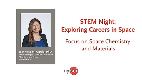 STEM Interview: Space Chemistry and Materials (Jea...