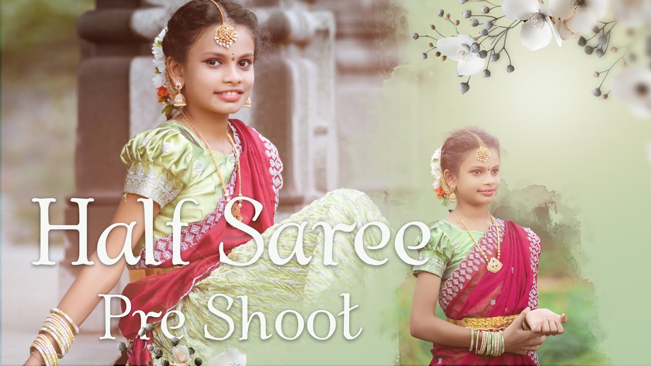 Half saree Pre Shoot  Bilvani  4k