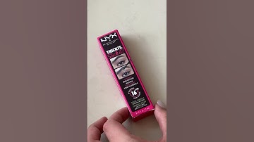 Trying out the viral NYX Thick It, Stick It Brow Mascara #nyxcosmetics #eyebrowhack #eyebrowtutorial