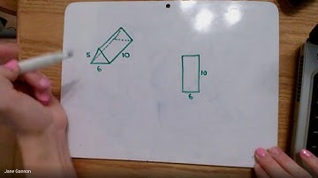 Triangular Prism Net with Dimensions