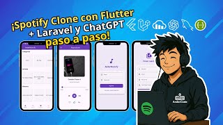 Spotify Clone con Flutter + Laravel y ChatGPT - 11