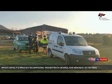 RIFIUTI SEPOLTI E BRUCIATI IN CAMPAGNA: SEQUESTRATA UN'AREA, DUE DENUNCE | 27/01/2022