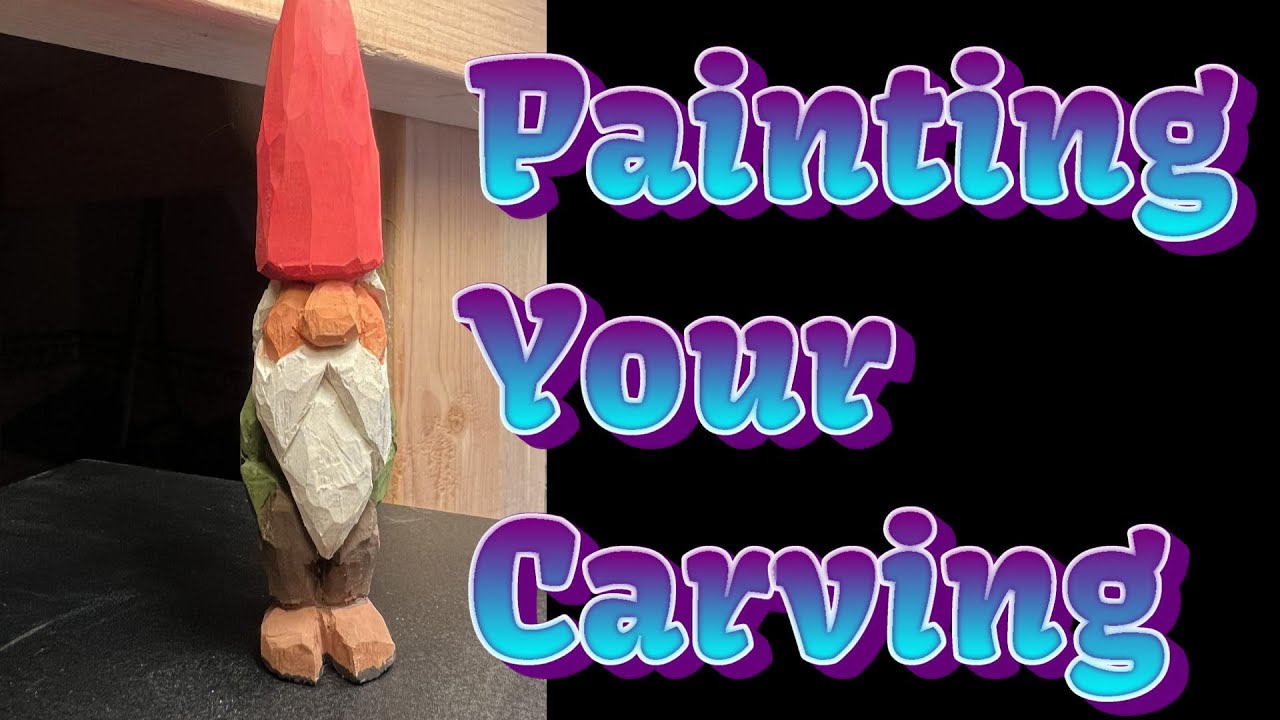 Painting your carving - YouTube