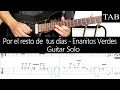 POR EL RESTO DE TUS DÍAS - Enanitos Verdes (Felipe Staiti): SOLO cover guitarra +TAB