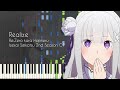 FULL Realize Re Zero Kara Hajimeru Isekai Seikatsu 2nd Season OP Piano Arrangement Synthesia
