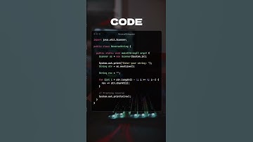 How to reverse string in Java #codebyumair #java #programming #viral #shorts