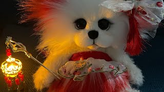 ChongYi Bears Lucia handmade teddy bear artist bear with lantern