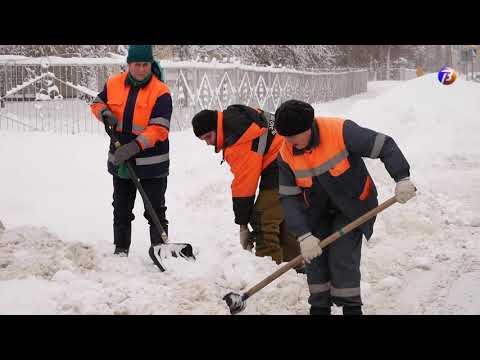 Выкса ТВ. уборка снега