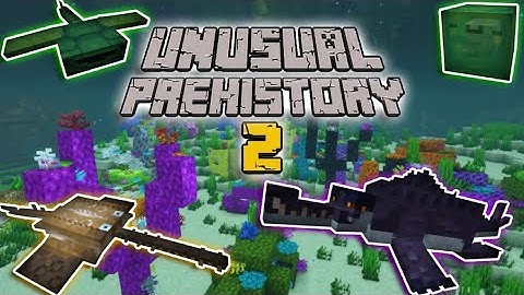 🌴UNUSUAL PREHISTORY 2 MOD MINECRAFT 1.20.1🐊🌊 - ¡ACTUALIZACIÓN ACUÁTICA!