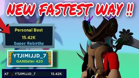 *THE NEW UPDATED* FASTEST WAY TO SUPER REBIRTH AND GET TITLES IN TAPPING SIMULATOR / ROBLOX !!!