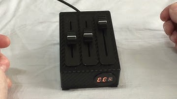 3 fader midi controller with programmable cc, channel and range v2