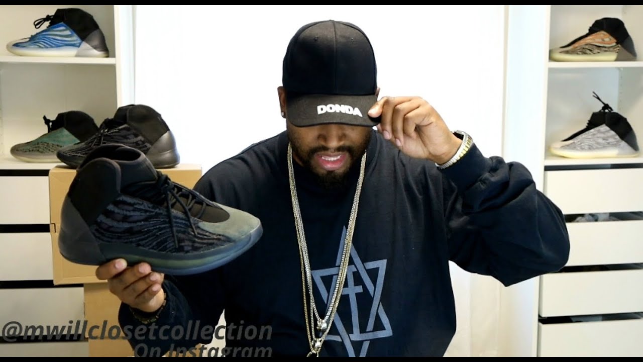 Yeezy QNTM Onyx Unboxing \u0026 Review + On 