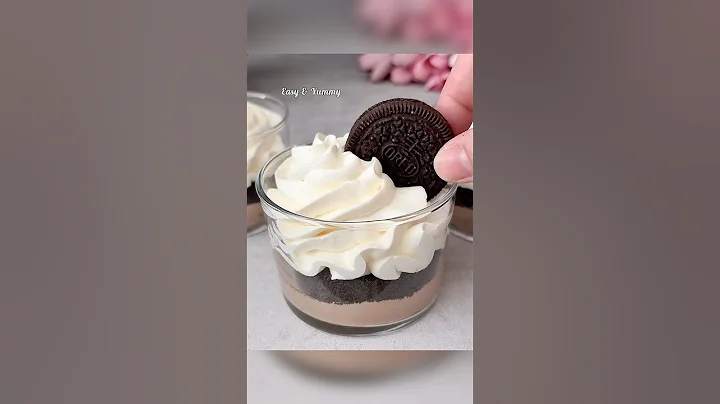 3 Ingredient No-Bake Oreo Dessert Cups in 5 Minutes! Easy and Yummy! thumbnail