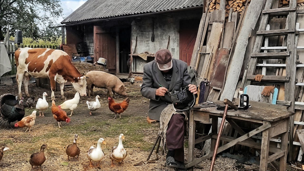 Old age in the village - where it smells of firewood and bread.