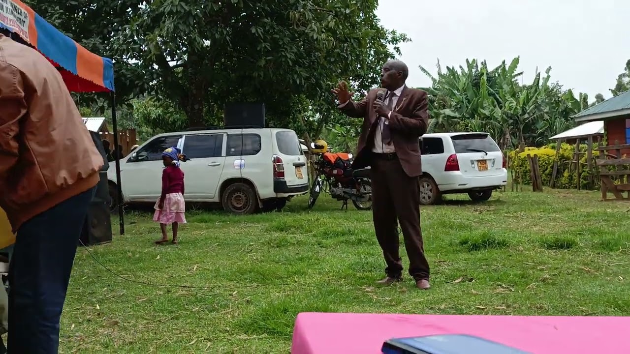 DP Overseer Philemon at SEBETET COE, CHEPLANGET