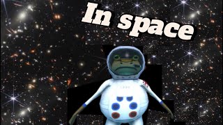 I went to space in amazing frog part 2🐸🛰️