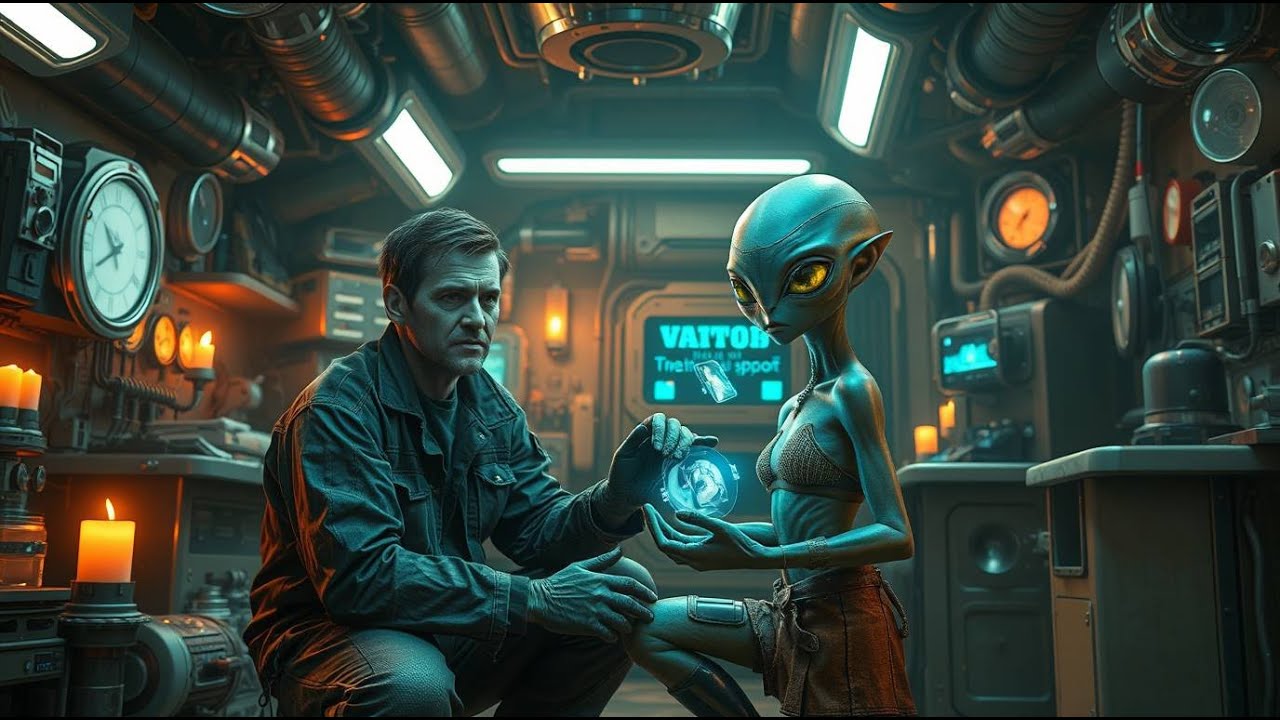 A Mechanic Fixed an Android for a Little Alien Girl—Unaware Her Mother, a Galactic Empress, Watched.