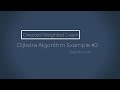 Understand Dijkstra Algorithm With Example Using Directed Weighted Graph