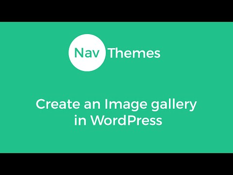 Create an Image Gallery in WordPress