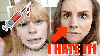 MUM GETS HER SEPTUM PiERCED...FOR REAL! 
