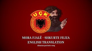 Shkurte Fejza - Mora Fjalë English Translation