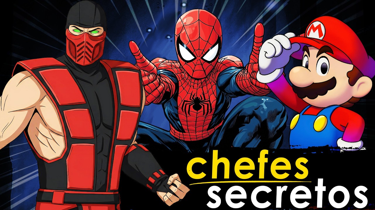 Chefes Secretos ESCONDIDOS de Maneiras ABSURDAS