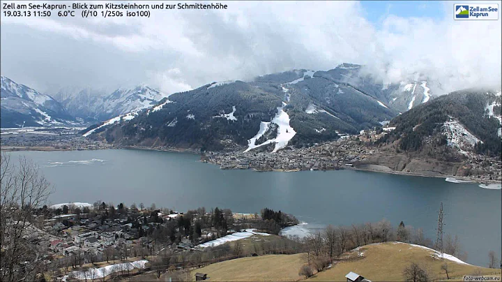 Ice melting: Timelapse of Zell am See-Kaprun
