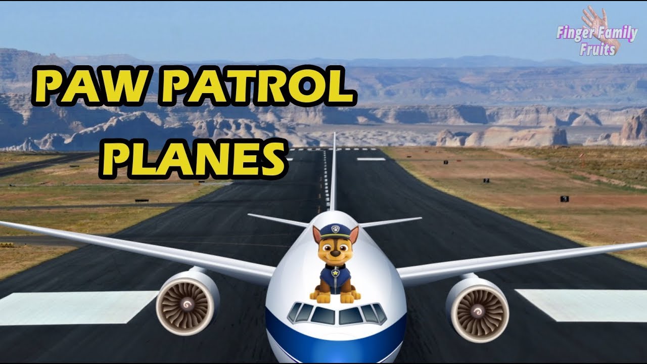 Paw Patrol Colors Planes Finger Family Song For Kids YouTube