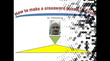 Tutorial 2: How to make an interactive crossword puzzle.