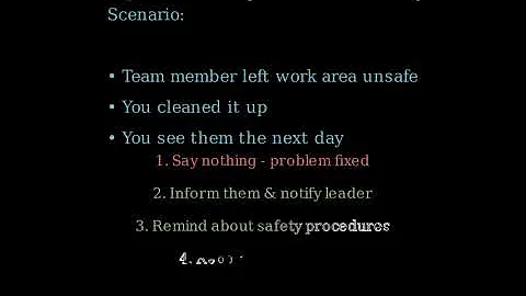 A team member did not complete their cleaning task target