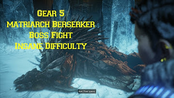 Gears 5 Berserker Matriarch Boss Fight Insane Difficulty