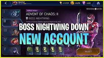 Injustice 2 Mobile | Boss Nightwing Down | Rewards Advent Of Chaos | Heroic 1 Tier 2 | Solo Raids
