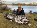 Наловил кучу рыбы !!!!! Тонкости ловли подлещика . Фидерная рыбалка . Рыбалка с отцом . Ноябрь 2021