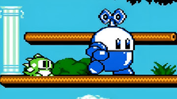 Bubble Bobble Part 2 All Bosses (No Damage With Ending) NES