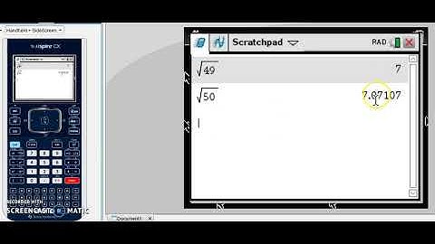 Square Roots and Cube Roots Using the TI-Nspire