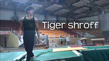 Tiger shroff training footage......