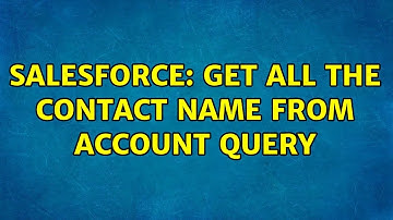 Salesforce: get all the contact name from Account Query