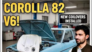 How To Swap Mark X V6 In Corolla 1982 Engine Mounts, Coilovers Issues Ali Auto Workshop