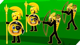 Челендж Игры За Лучников Стикменов Сломала Золотая Армия Врага! Stick War Legacy