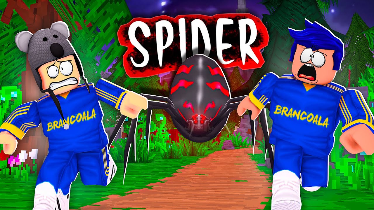 MARCOS virou uma ARANHA no ROBLOX e quer ser meu AMIGO - Brancoala Games 